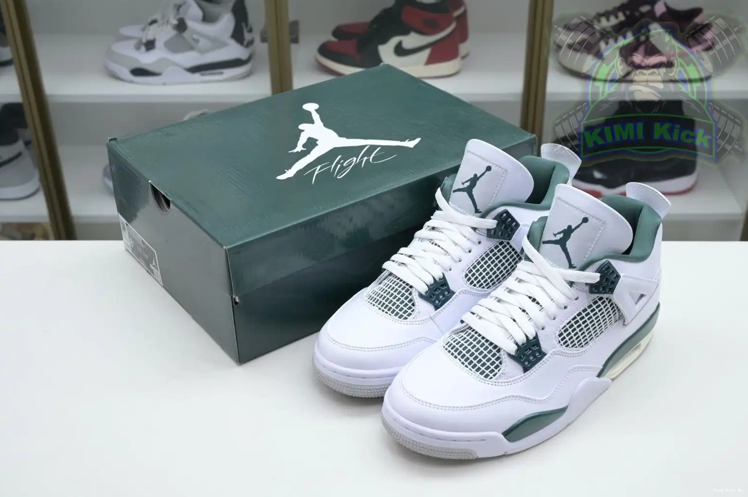 4 Oxidized Green Air Jordan Kimikick 0516